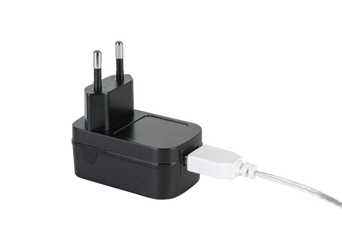 LED-Dekoleuchte Baumi Weiß/Transparent max. 6 Watt - Transparent/Weiß, MODERN, Kunststoff (44/17/17cm) - Mömax