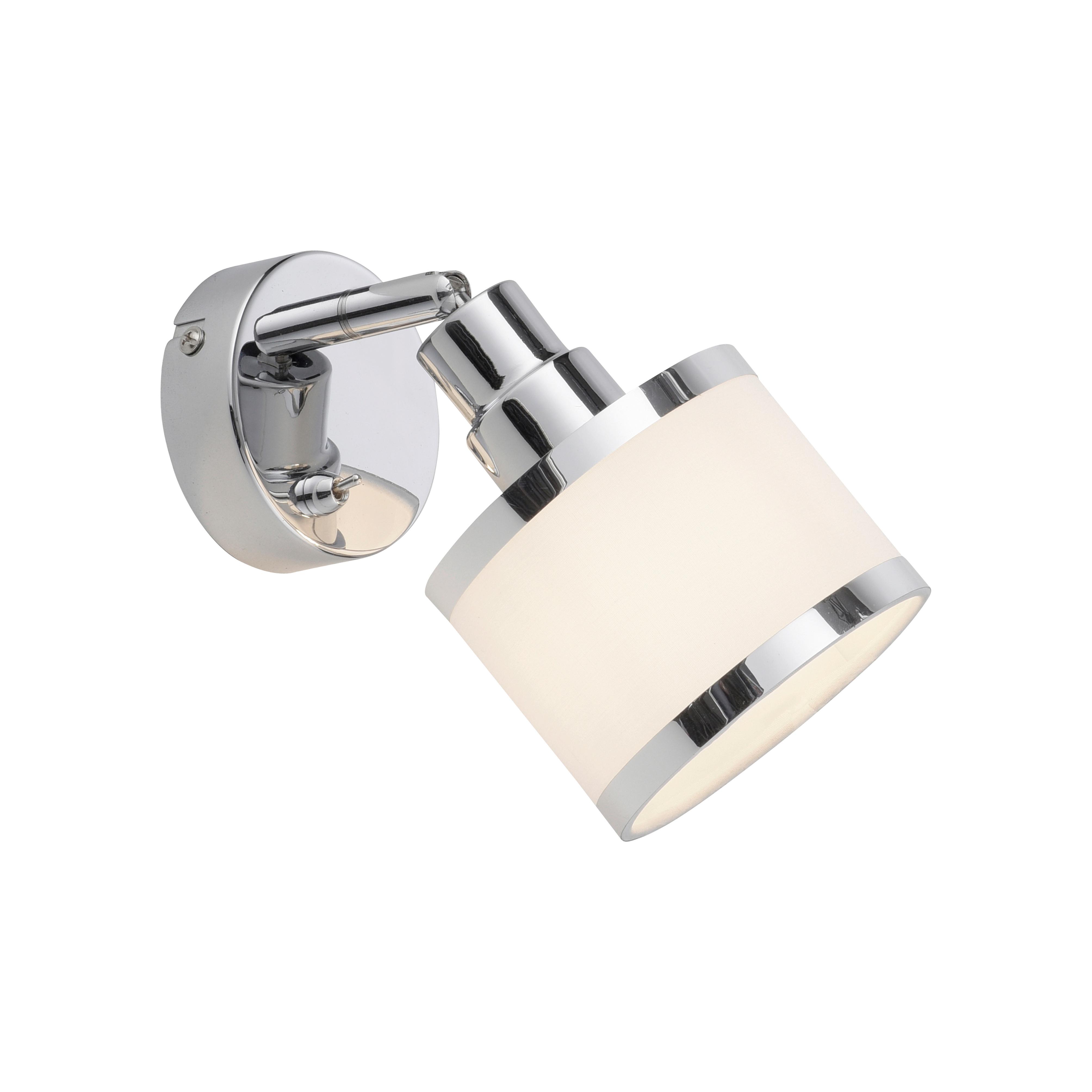 LED-Deckenleuchte Accor Chromfarben max. 25 Watt - Chromfarben, MODERN, Kunststoff/Metall (17/17/11-20cm)