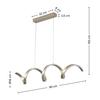 LED-HÄNGLAMPA CHAMO - champagne, Modern, metall/plast (90/18/150cm) - Mömax