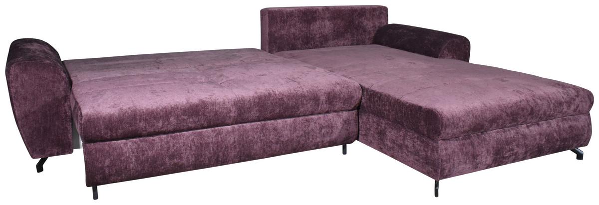 Coltar PORTLAND - lila, Modern, lemn/metal (320/94/214cm) - Modern Living