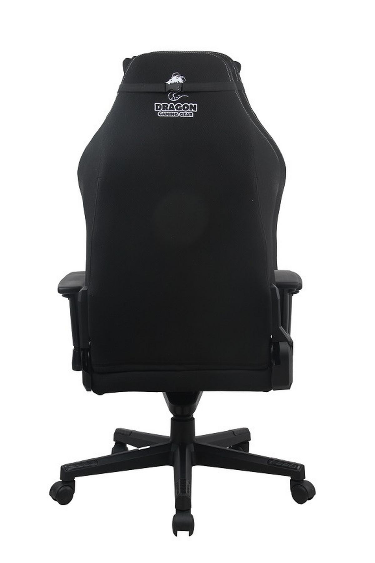 Gamingstuhl Dragon Schwarz/Weiß - Schwarz/Weiß, MODERN, Kunststoff/Textil (64/127-135/69cm) - Mömax