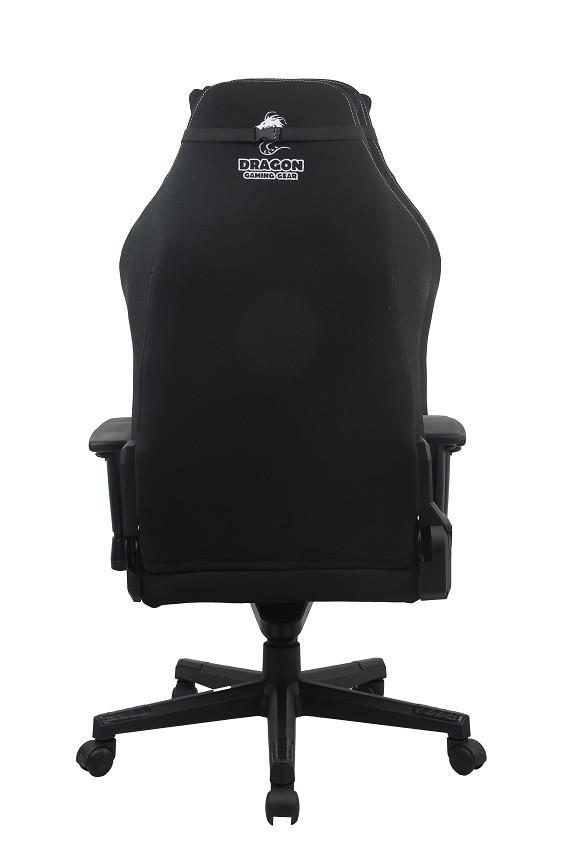 GAMINGSTOL DRAGON -EXKLUSIV- - vit/svart, Modern, metall/textil (64/127-135/69cm) - Mömax