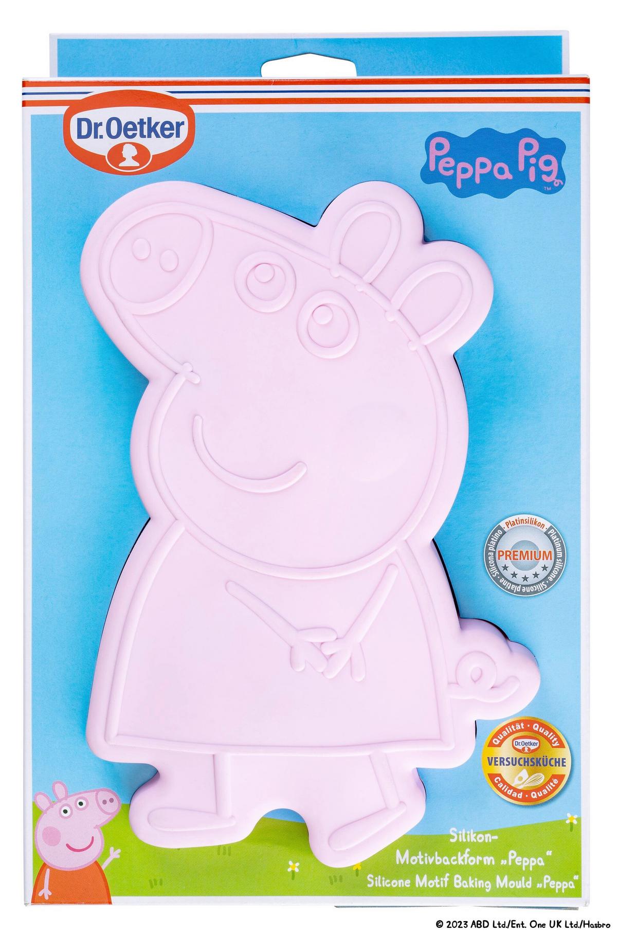 Silikonski Pekač Pujsa Pepa - pink, Trend, umetna masa (6/20/22cm) - Dr.Oetker