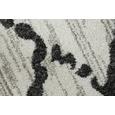 Webteppich Tina ca. 80x150cm - Anthrazit/Creme, KONVENTIONELL, Textil (80/150cm)
