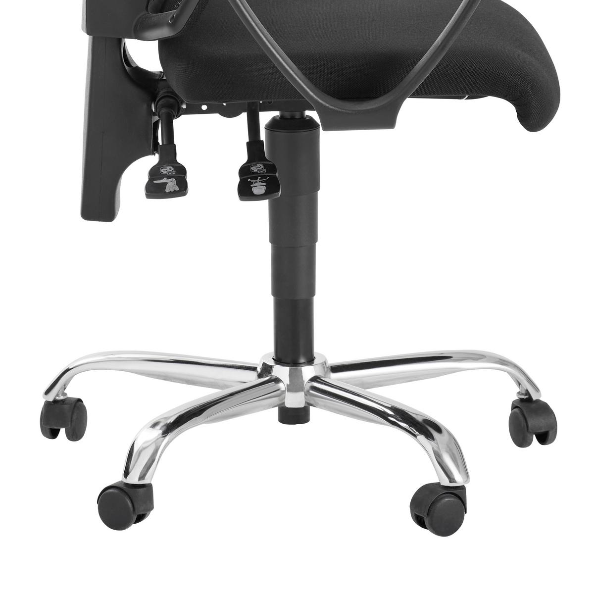 KRZESŁO OBROTOWE OPEN POINT P SOMO - czarny, Design, tworzywo sztuczne/metal (48/103-111/48cm) - Topstar