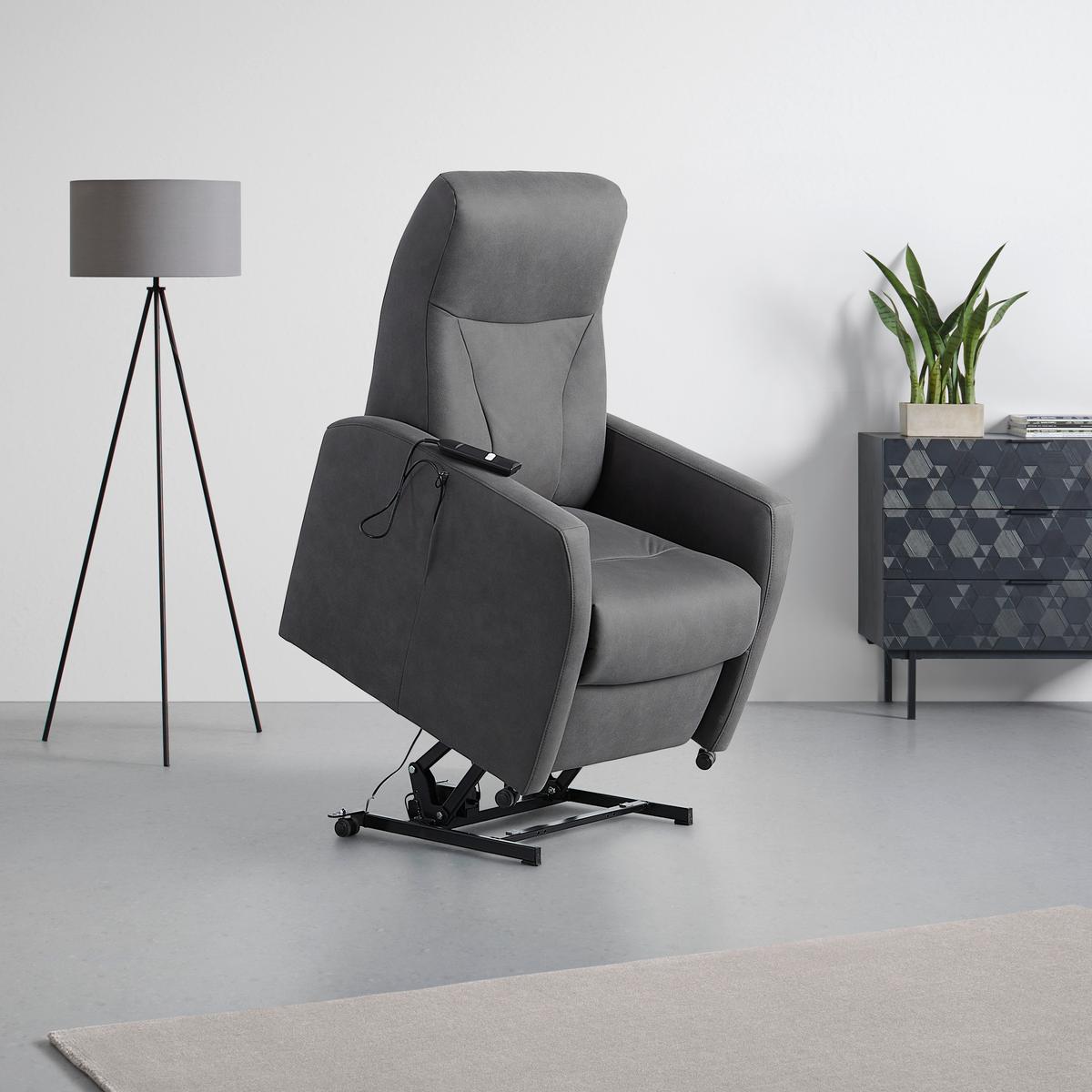 Relaxsessel Times in Graphitfarben - Graphitfarben, Modern, Textil (76/110/80cm) - Premium Living