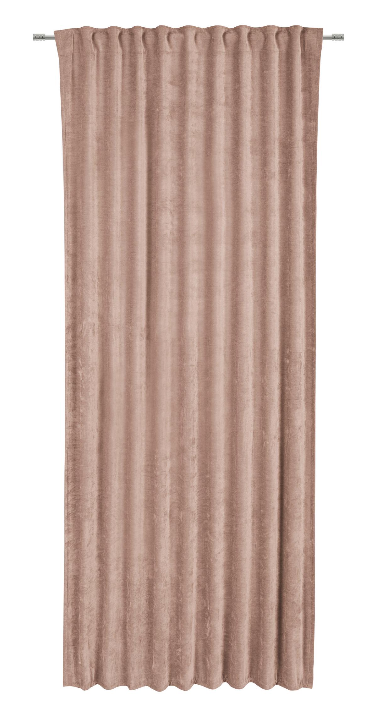 Fertigvorhang Casper Rosa ca. 140x245cm - Rosa, KONVENTIONELL, Textil (140/245cm) - Mömax