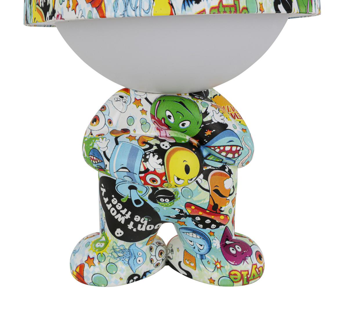 LED-Dekoleuchte Lea Multicolor max. 2,5 Watt - Chromfarben/Multicolor, MODERN, Kunststoff/Metall (17/30cm) - Mömax