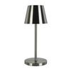 PORTABEL LAMPA MUSI - vit/nickelfärgad, Modern, metall/plast (12/30cm) - Mömax
