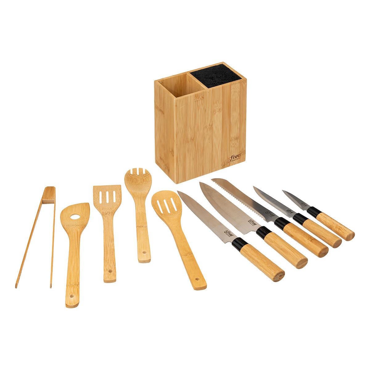 Set Kuhinjskih Pripomočkov Bamboo - Moderno (17,5/10/35cm) - Modern Living
