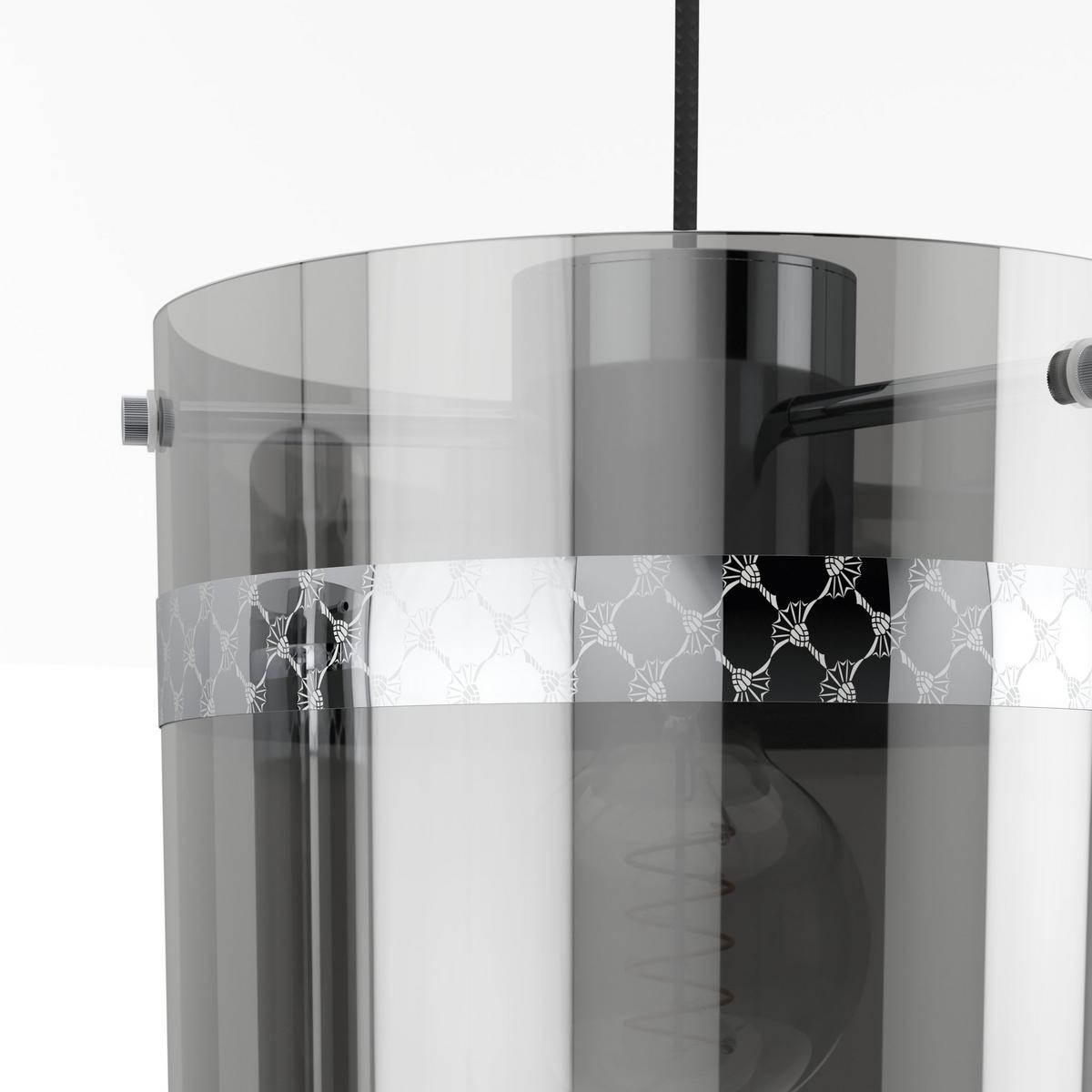 LAMPA WISZĄCA 34204* ROUND LIGHTS  JOOP! - czarny/przezroczysty, Design, metal/szkło (103,5/21,5/110cm) - Joop!