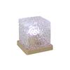 LED-BORDSLAMPA NIKA - sandfärgad/transparent, Modern, plast (11/11/11cm) - Mömax