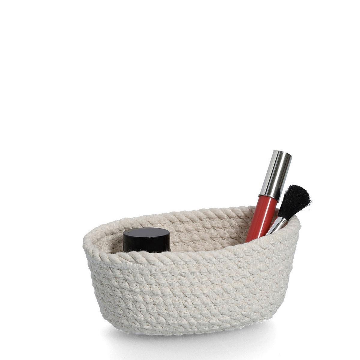 Korbset Weiß 3 Stk. - Weiß, Basics, Textil (24/17/13cm)