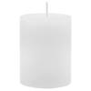 Stumpenkerze LIA Weiß - Weiß, MODERN (6,8/9cm) - Premium Living