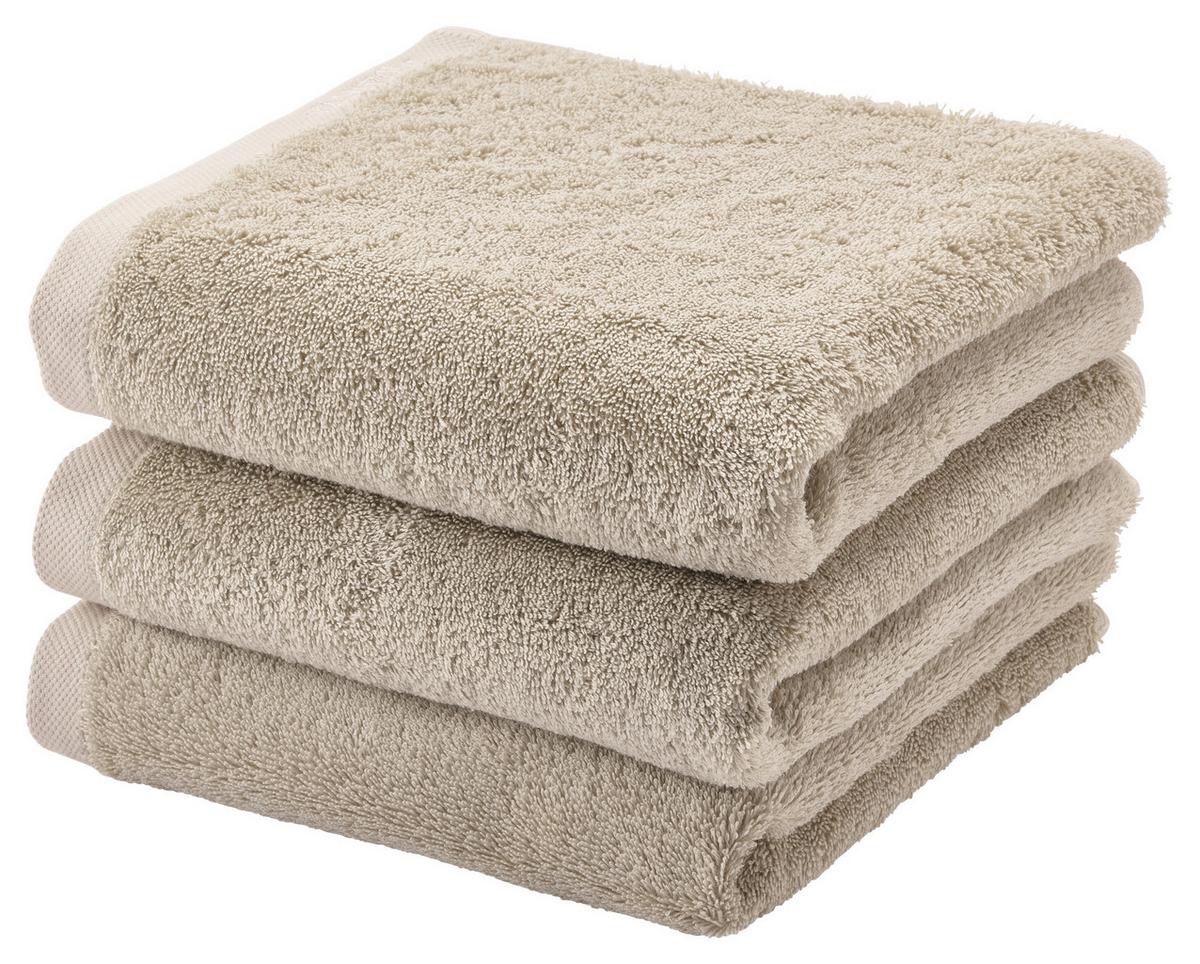 RĘCZNIK LONDON - sahara, Basics, tkanina (55/100cm) - Aquanova