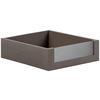 Schublade "UNIT" in Braun - Braun, Modern, Glas/Holzwerkstoff (37,5/12/45cm) - Based