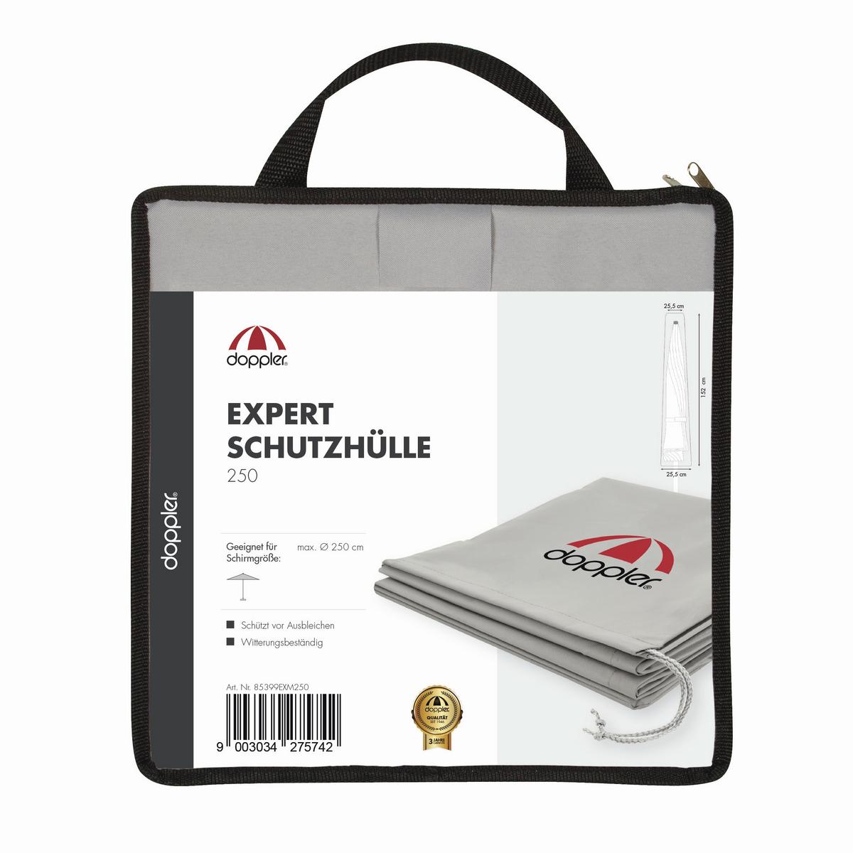POKROWIEC NA PARASOL EXM 250 - szary, Basics, tkanina (250cm) - Mömax