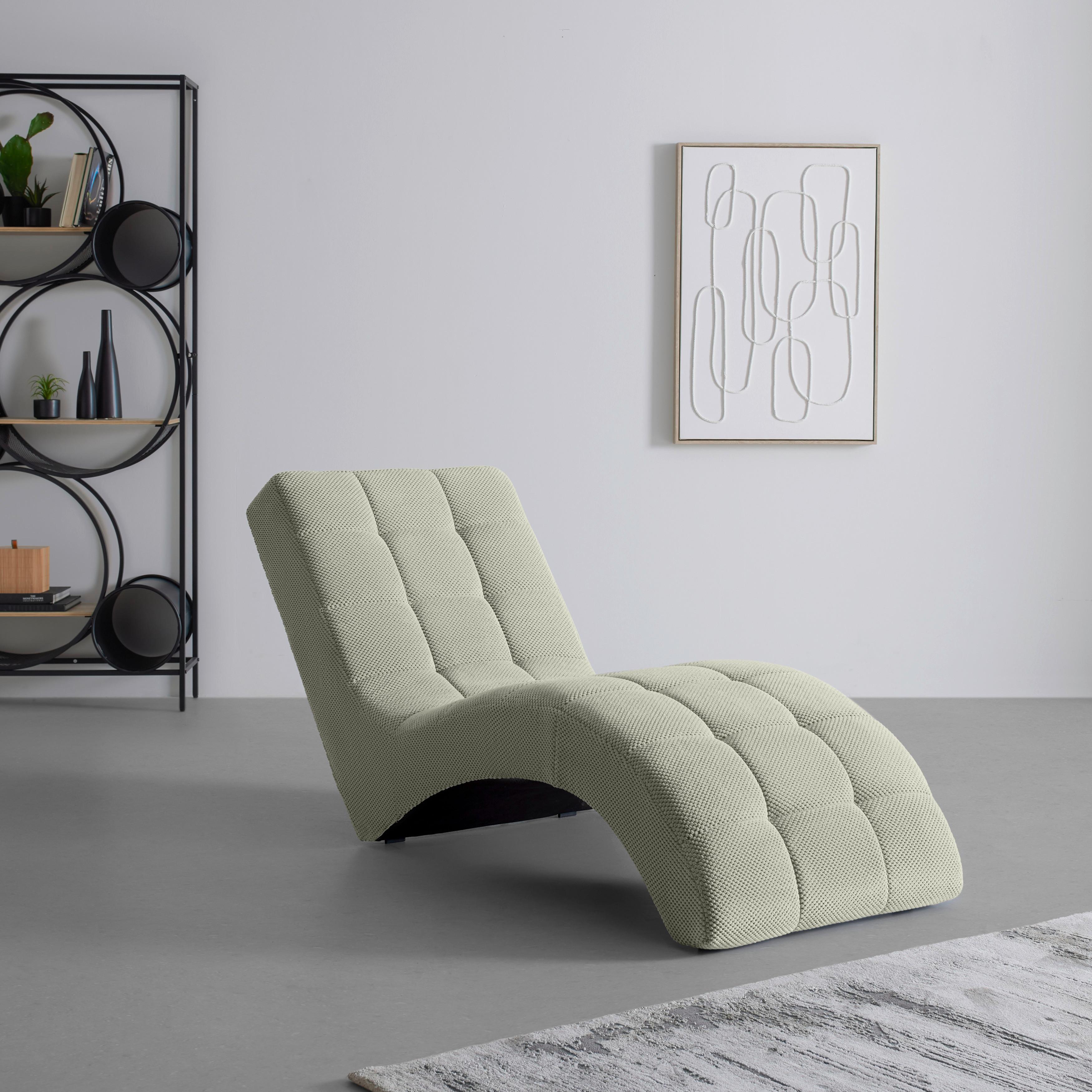 Liege Laguna Greige - Greige/Schwarz, MODERN, Kunststoff/Textil (68/80/167cm) - Mömax