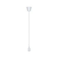 Hängeleuchte Ketil in Weiß max. 60 Watt - Weiß, Basics, Kunststoff (9,2/9,2/200cm) - Paulmann