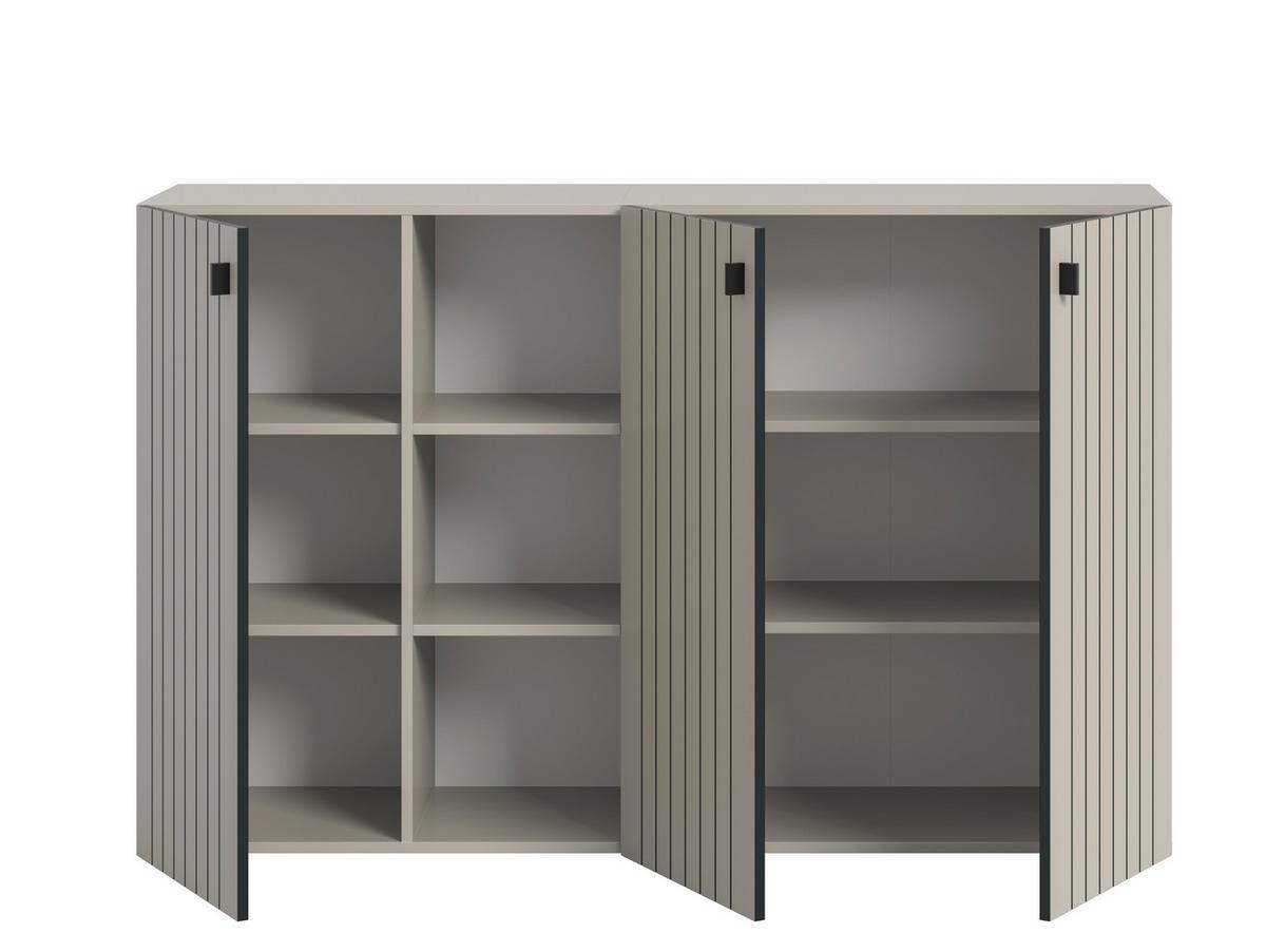 Komoda Station, Kašmir - kašmir/črna, Design, kovina/umetna masa (150/96/37cm) - MID.YOU