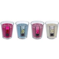 Kerze im Glas Lisa verschiedene Farben - Blau/Klar, Glas (15,5/17cm) - Mömax