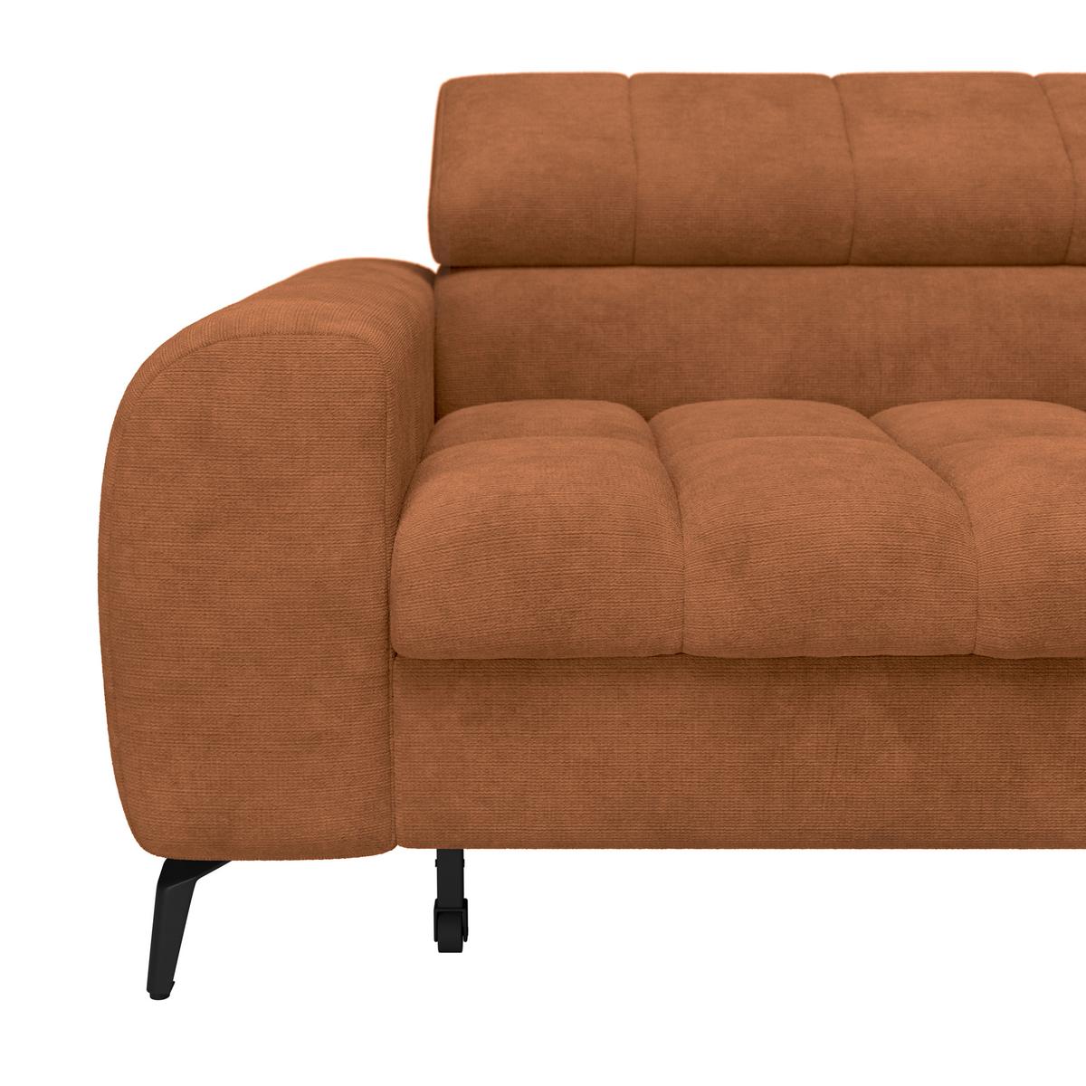 Coltar VOLF - negru/ruginiu, Trend, plastic/textil (261/203cm) - Modern Living