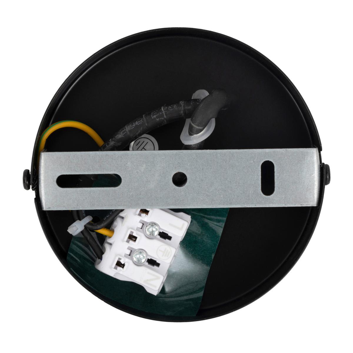 LAMPA WISZĄCA PAULA - brązowy, Trend, metal/tkanina (45/130cm) - Novel