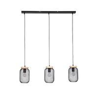 LAMPA WISZĄCA LT2390-03 CHESTER *SBM* - czarny, Lifestyle, metal/drewno (16/120cm) - Marama