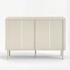 SIDEBOARD BRENDA - cachemire, MODERN, matériau en bois/métal (120/85/40cm) - Bessagi Home