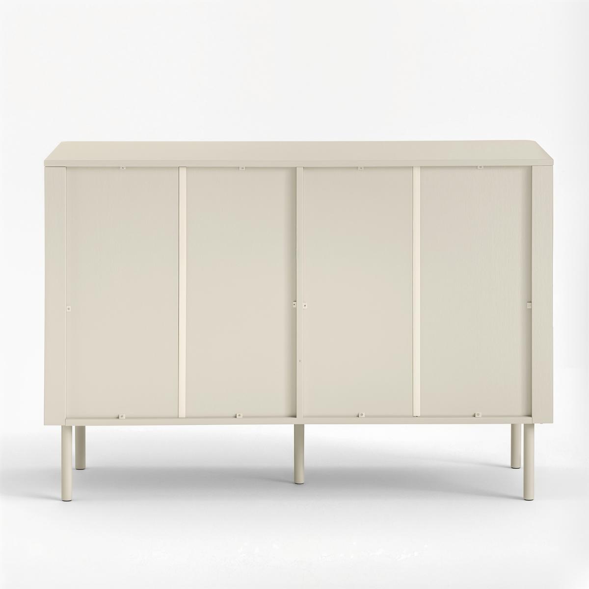 Sideboard Brenda Kaschmir MDF/Eisen - Kaschmir, MODERN, Holzwerkstoff/Metall (120/85/40cm) - Bessagi Home