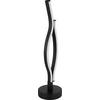 LED-BORDSLAMPA RELO - opal/svart, Modern, metall/plast (12/12/47cm) - Mömax