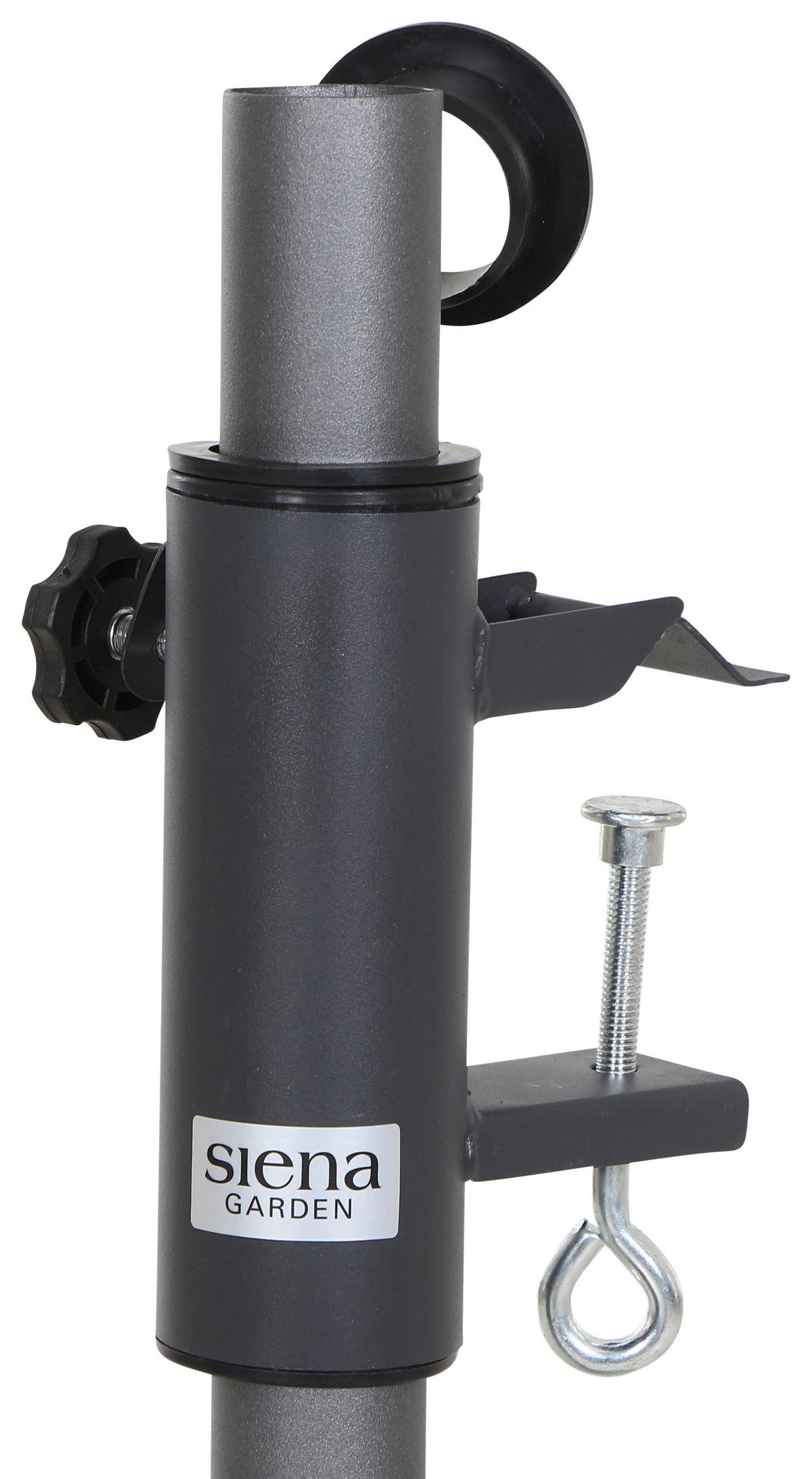 Schirmständer Metall für DM 3,2-4,8cm - Anthrazit, KONVENTIONELL, Metall - Siena Garden