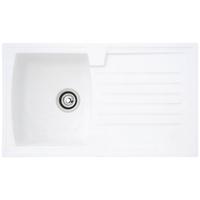 Pomivalno Korito Respekta Boston, 86x50cm - bela, Trend, kamen/umetna masa (86/20/50cm) - Respekta