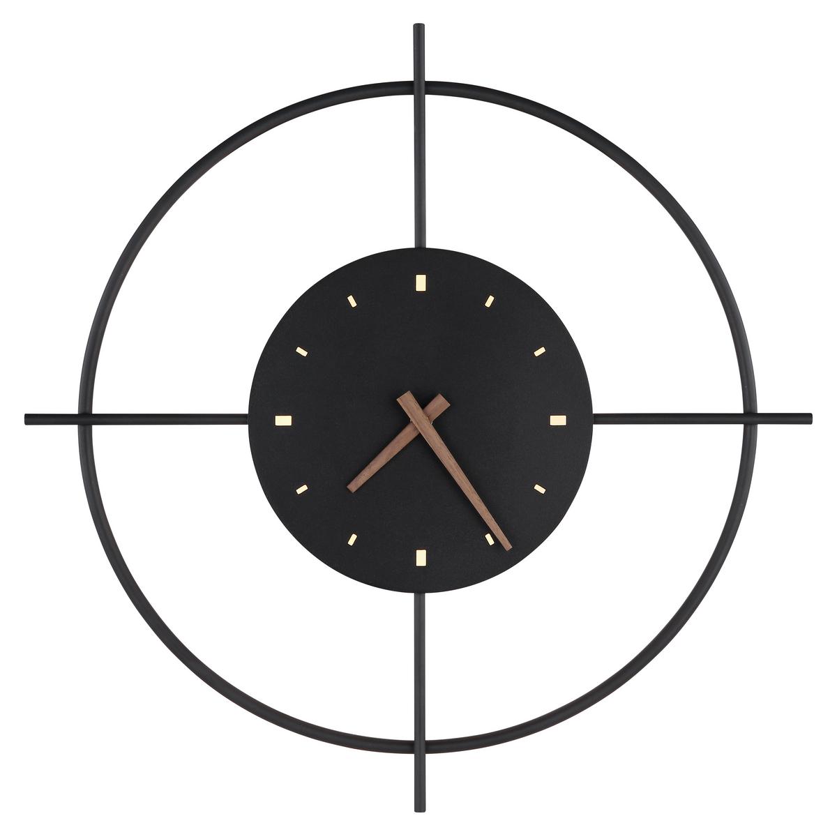 WANDUHR 78283 SUSSY - Weiss/Schwarz, Konventionell, Kunststoff/Metall (50cm) - Globo