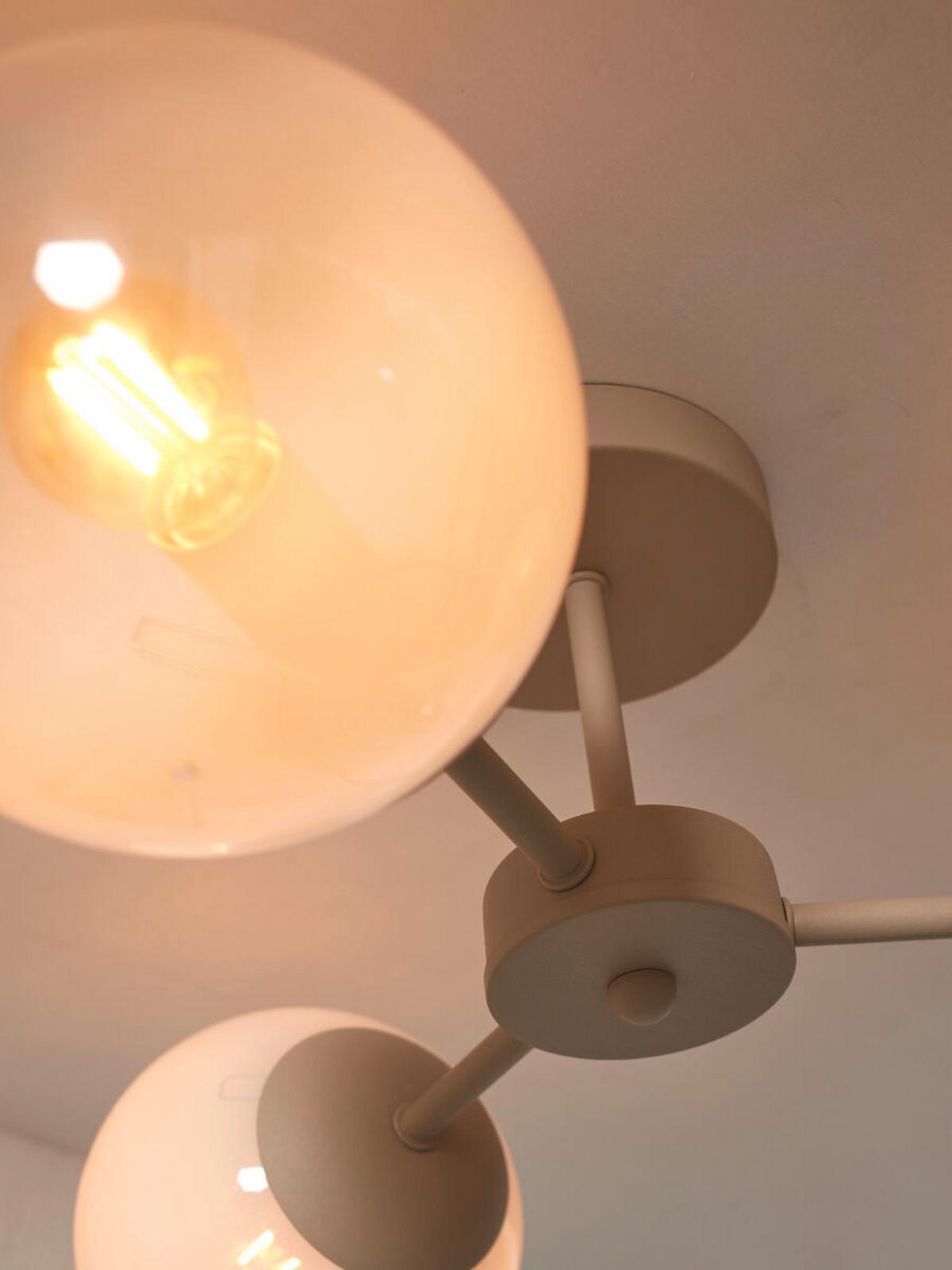 LAMPA WISZĄCA ASPEN/C3/W - biały, Trend, szkło (54/22,5cm) - It's about Romi