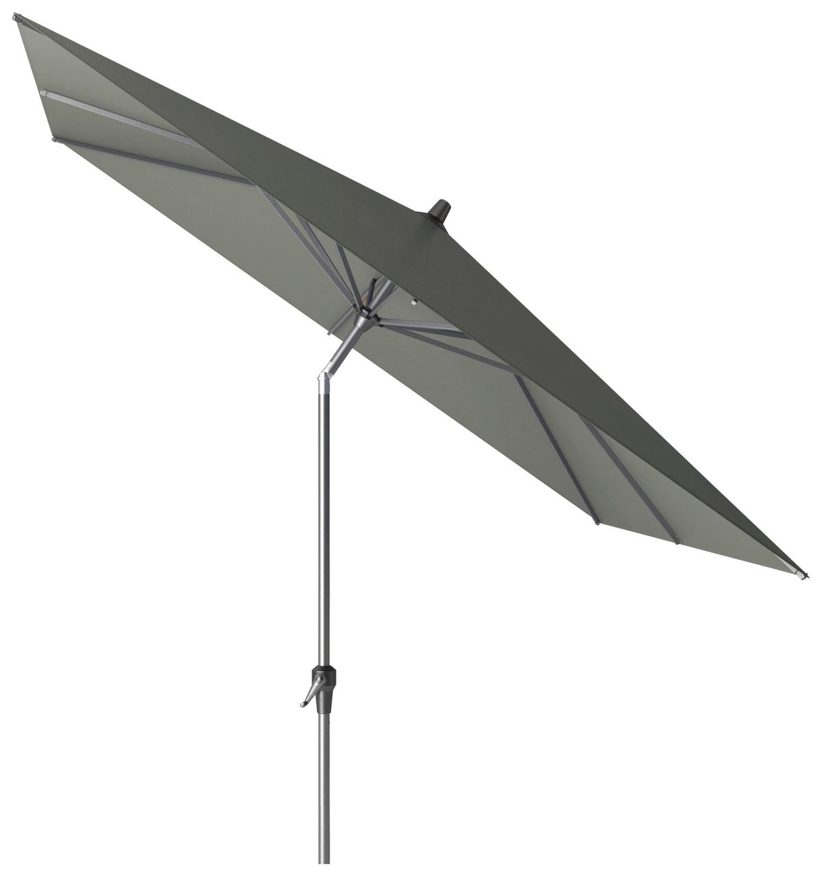 Sonnenschirm BHT: 250x258x250 cm Anthrazit/Olivgrün - Anthrazit/Olivgrün, KONVENTIONELL, Textil/Metall (250/250cm) - Siena Garden