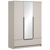 Kleiderschrank Spirit Beige/Kaschmir - Kaschmir/Beige, KONVENTIONELL, Holzwerkstoff/Metall (134,5/192,9/51cm) - P & B