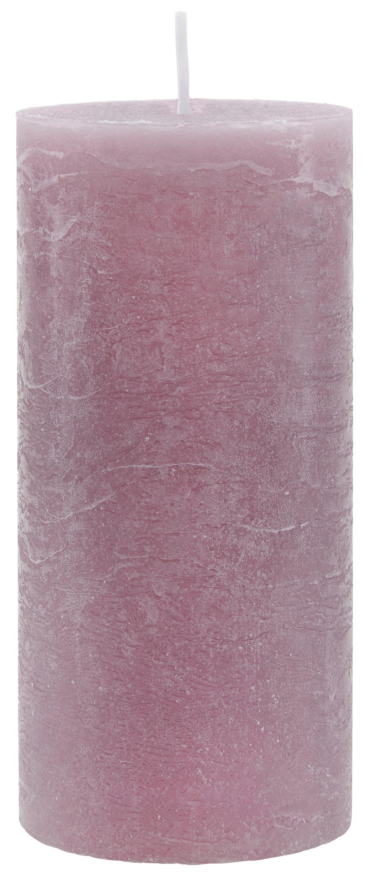 Tömbgyertya Lia - ibolya, Modern (6,8/15cm) - Premium Living