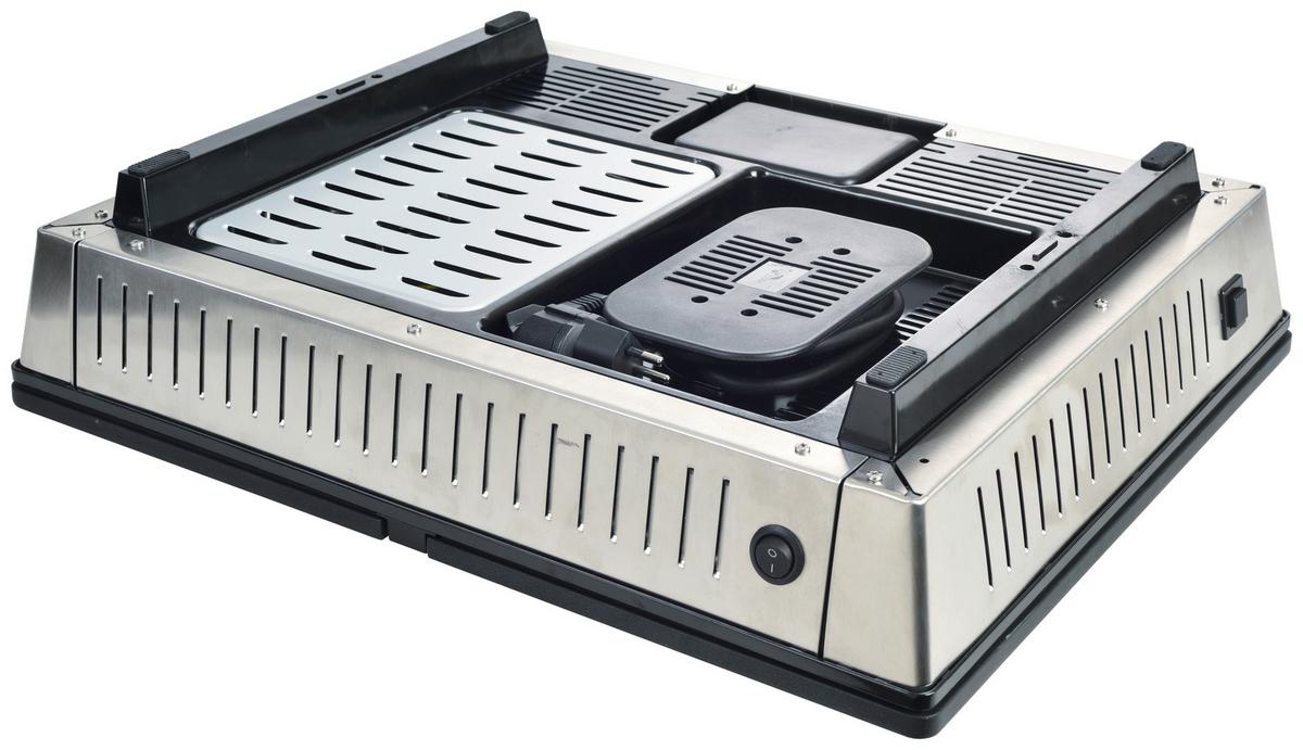 Tischgrill 97944 - Silberfarben, Basics, Metall (19/50/41cm)