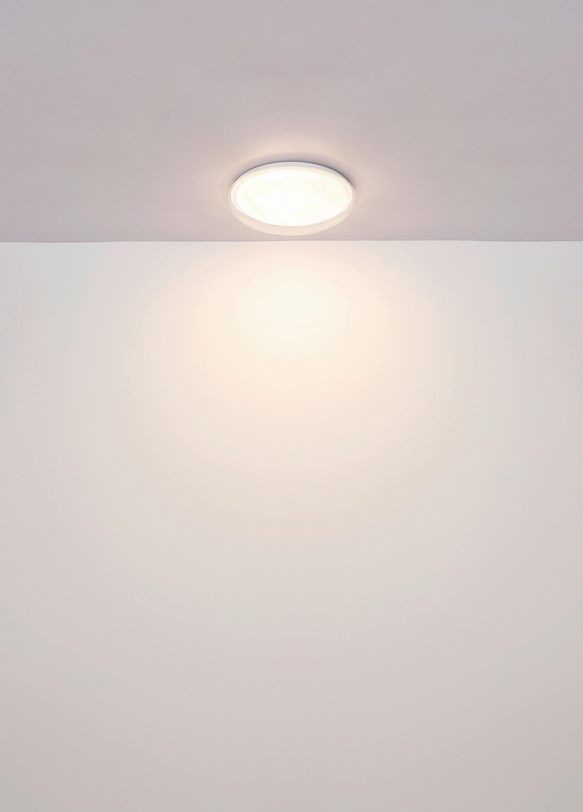 LED-DECKENLEUCHTE 41779-24 TYRONE - Klar/Weiss, Basics, Kunststoff/Metall (38,5/8cm) - Globo