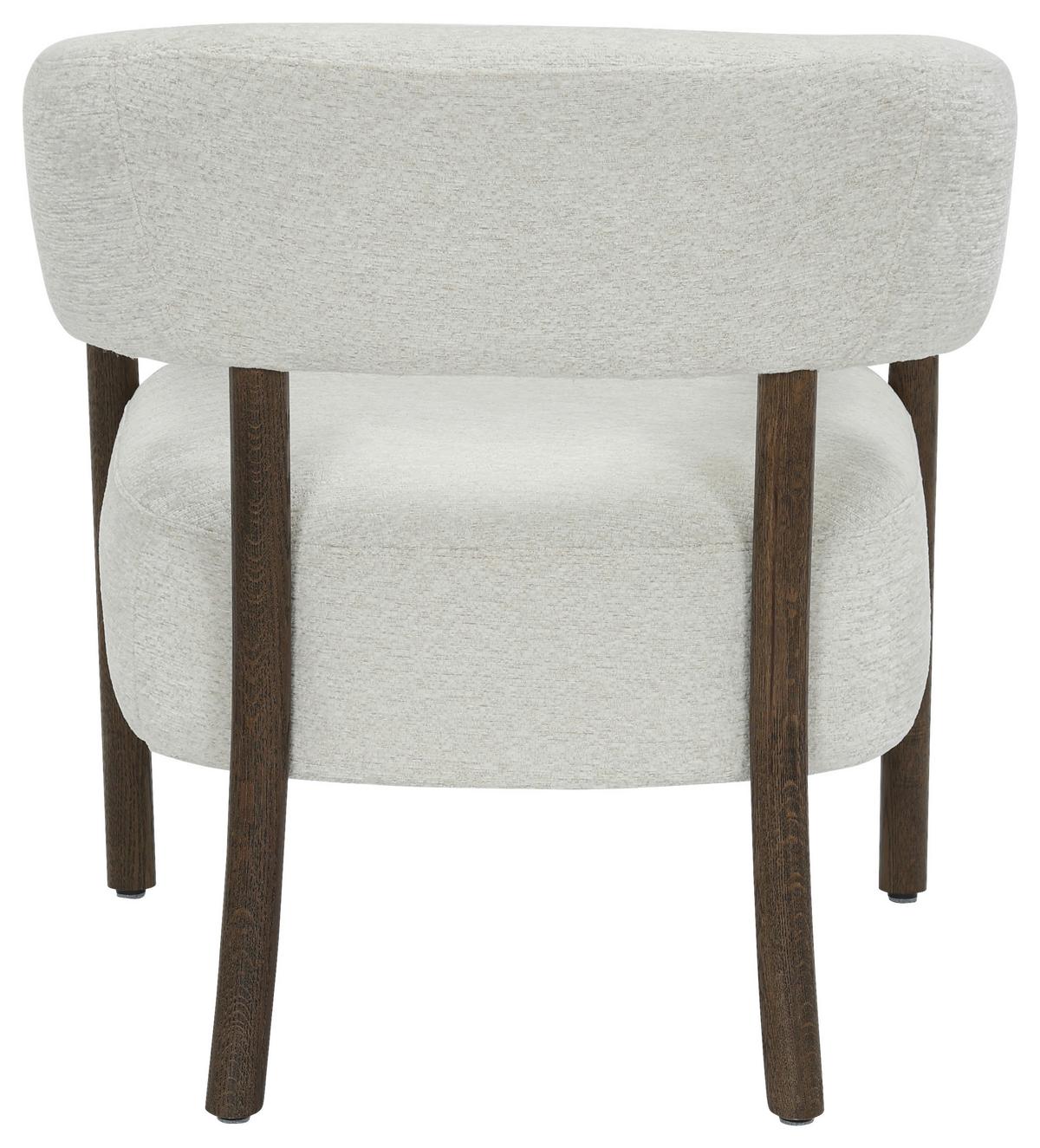 Tv Fotelja Colette - bijela/crno-smeđa, Moderno, drvo/tekstil (64/75/70cm) - Mömax