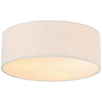 LAMPA SUFITOWA ANNABELL - kolor naturalny/biały, Design, tworzywo sztuczne/metal (37/13cm) - Novel