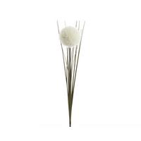 Floare decorativă Spirit - alb, Basics, plastic/metal (7/7/66cm)
