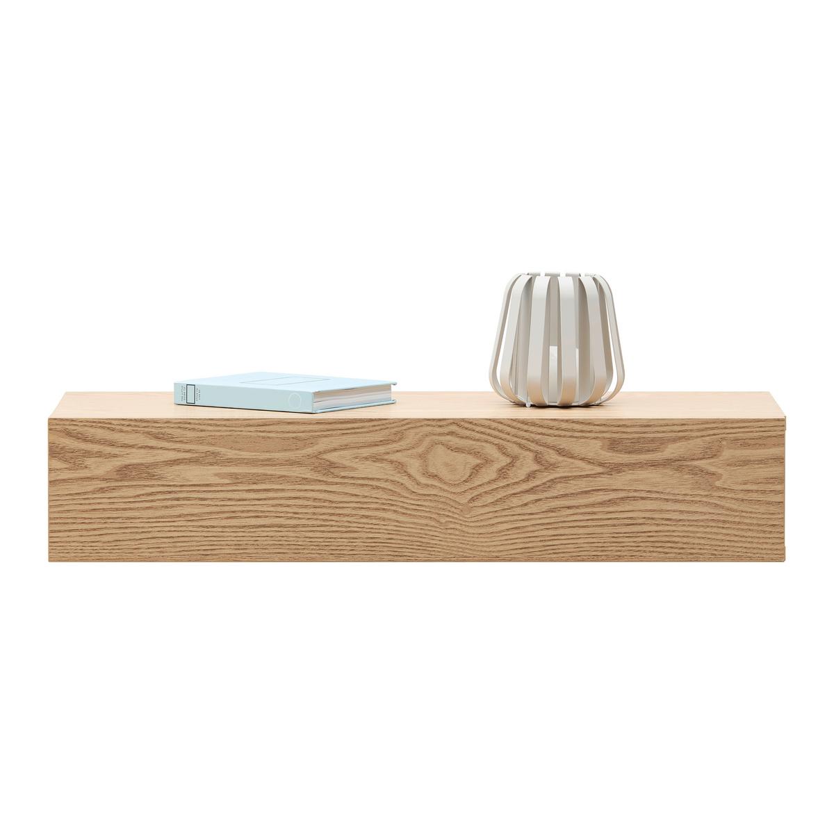 Wandkonsole Noah Naturfarben - Naturfarben, MODERN, Holzwerkstoff (60/12/23,5cm) - Mömax