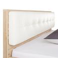 Bett Weiß/Eiche 180x200cm - Eichefarben/Weiß, KONVENTIONELL, Holzwerkstoff/Kunststoff (208,7/186,9/98,7cm) - PREMIUM LIVING