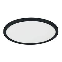Led-deckenleuchte 75738* Campaspero - Weiss/Schwarz, Basics, Kunststoff (29,5/2,5cm) - Eglo