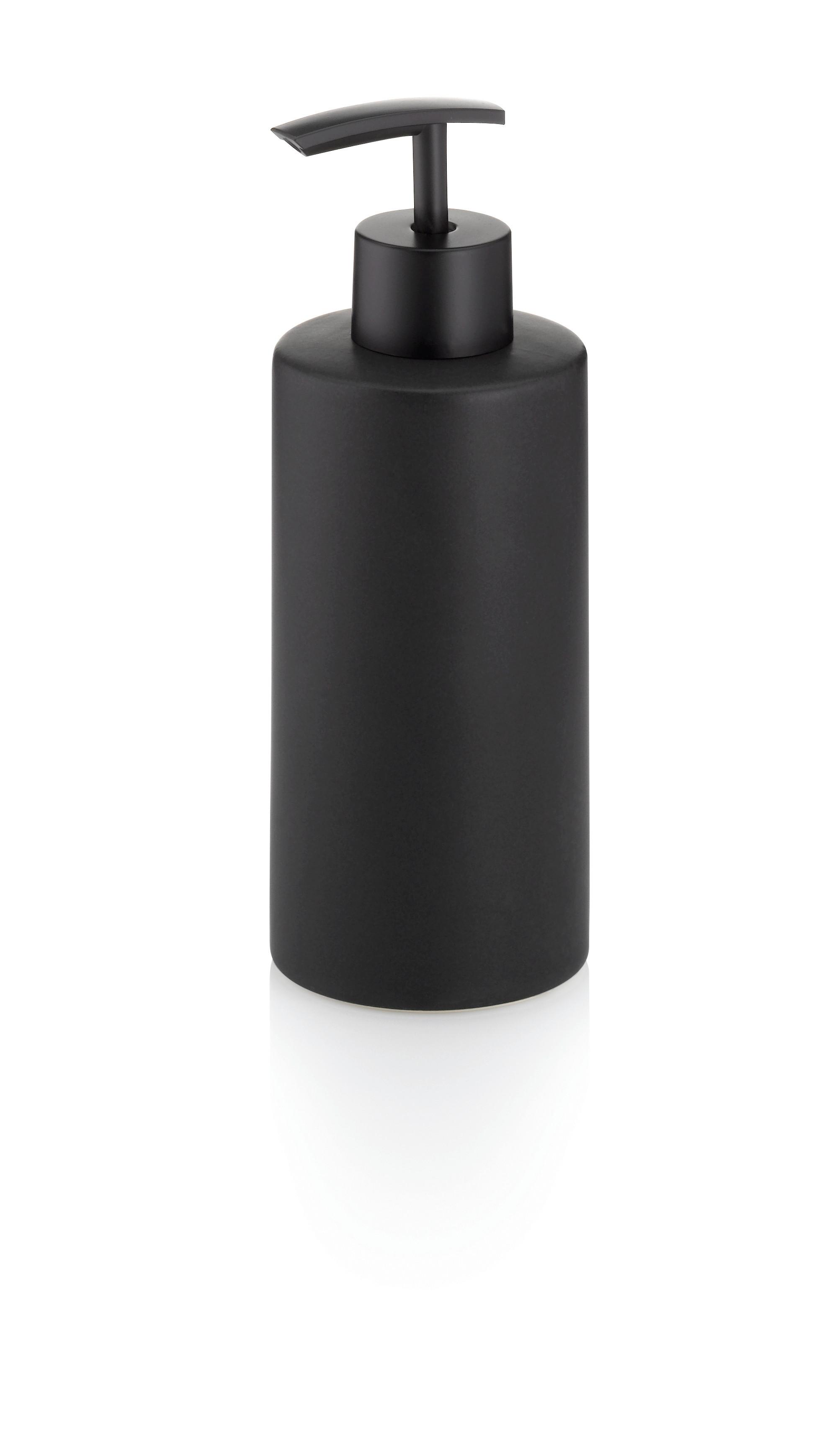 DOZOWNIK NA MYDŁO 23719 - czarny, Basics, ceramika (7/19,5cm) - Kela