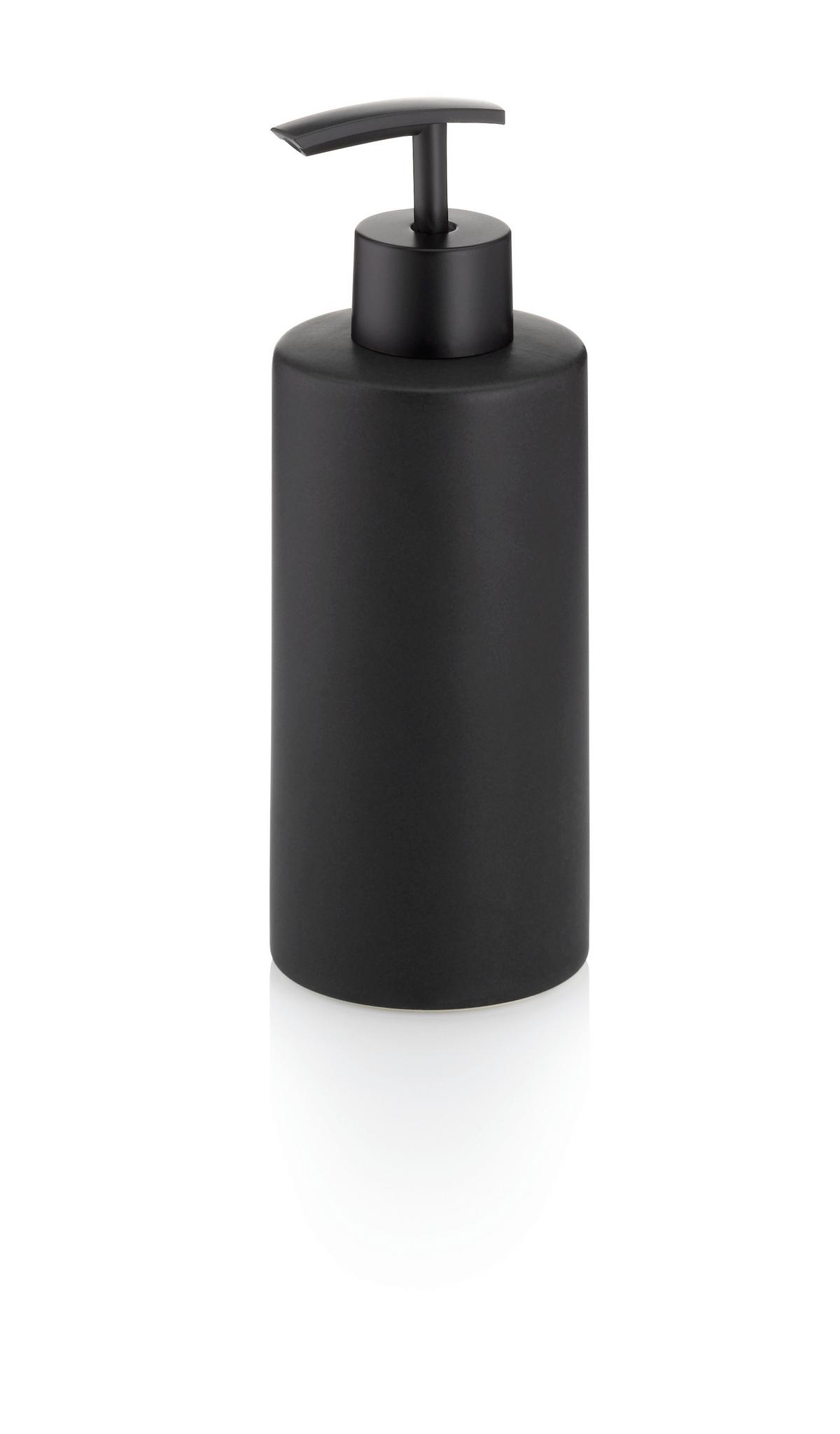 DOZOWNIK NA MYDŁO 23719 - czarny, Basics, ceramika (7/19,5cm) - Kela