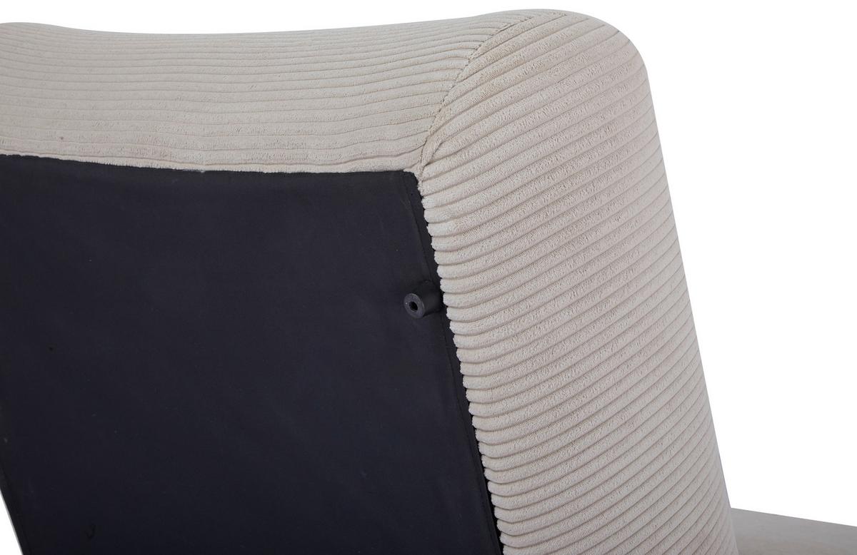 Fotelj Luna, Bež, Funkcija Ležišča - bež, Design, tekstil (81/88/160cm) - Livetastic