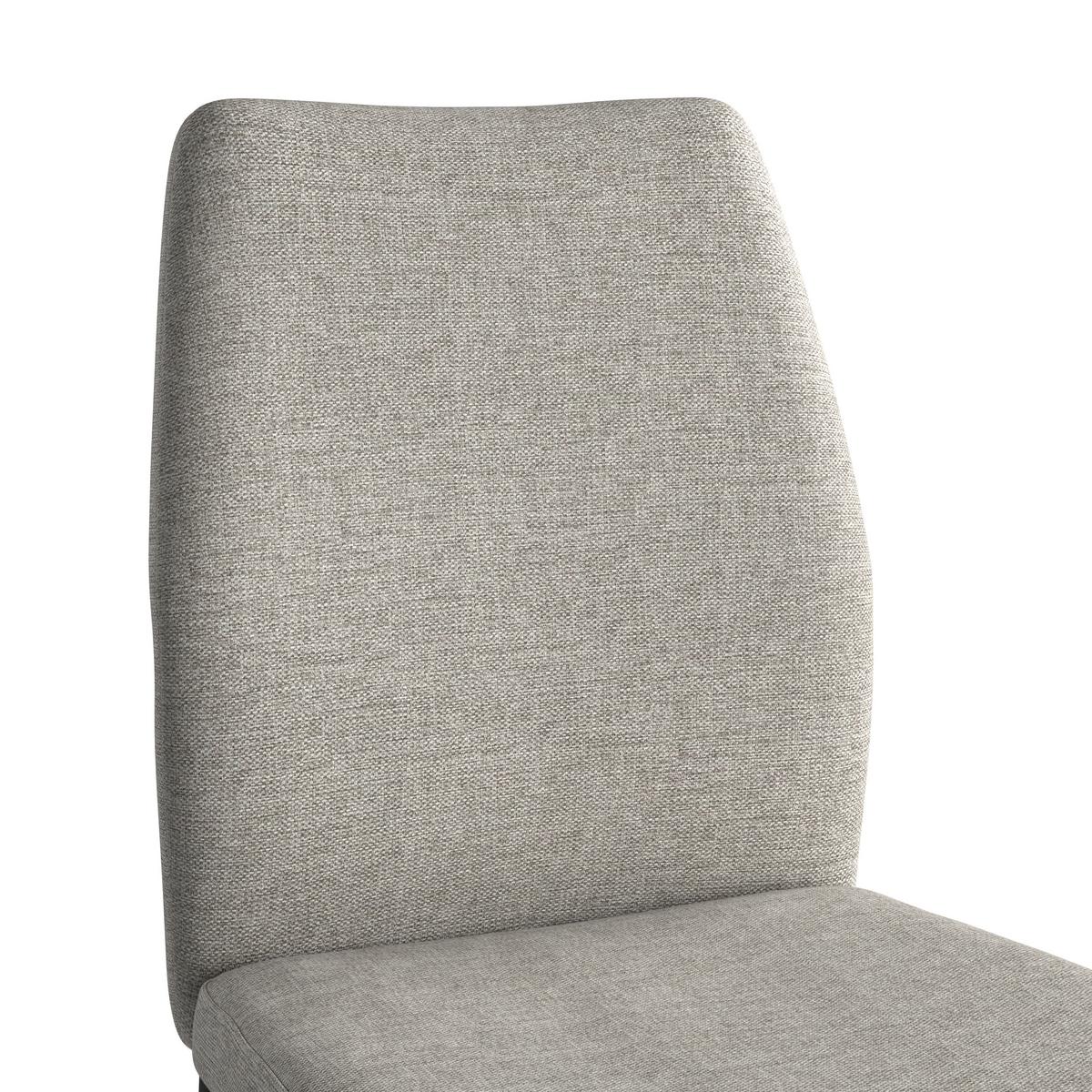 Stol Augusta, Siva - siva/črna, Konvencionalno, kovina/tekstil (45/87/56.5cm)